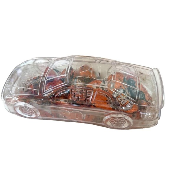 NASCAR Candy Dish 2001 Home Depot Tony Stewart #20 Acrylic w/ Candy Original Box - Picture 4 of 11